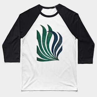 Leaf pattern Baseball T-Shirt